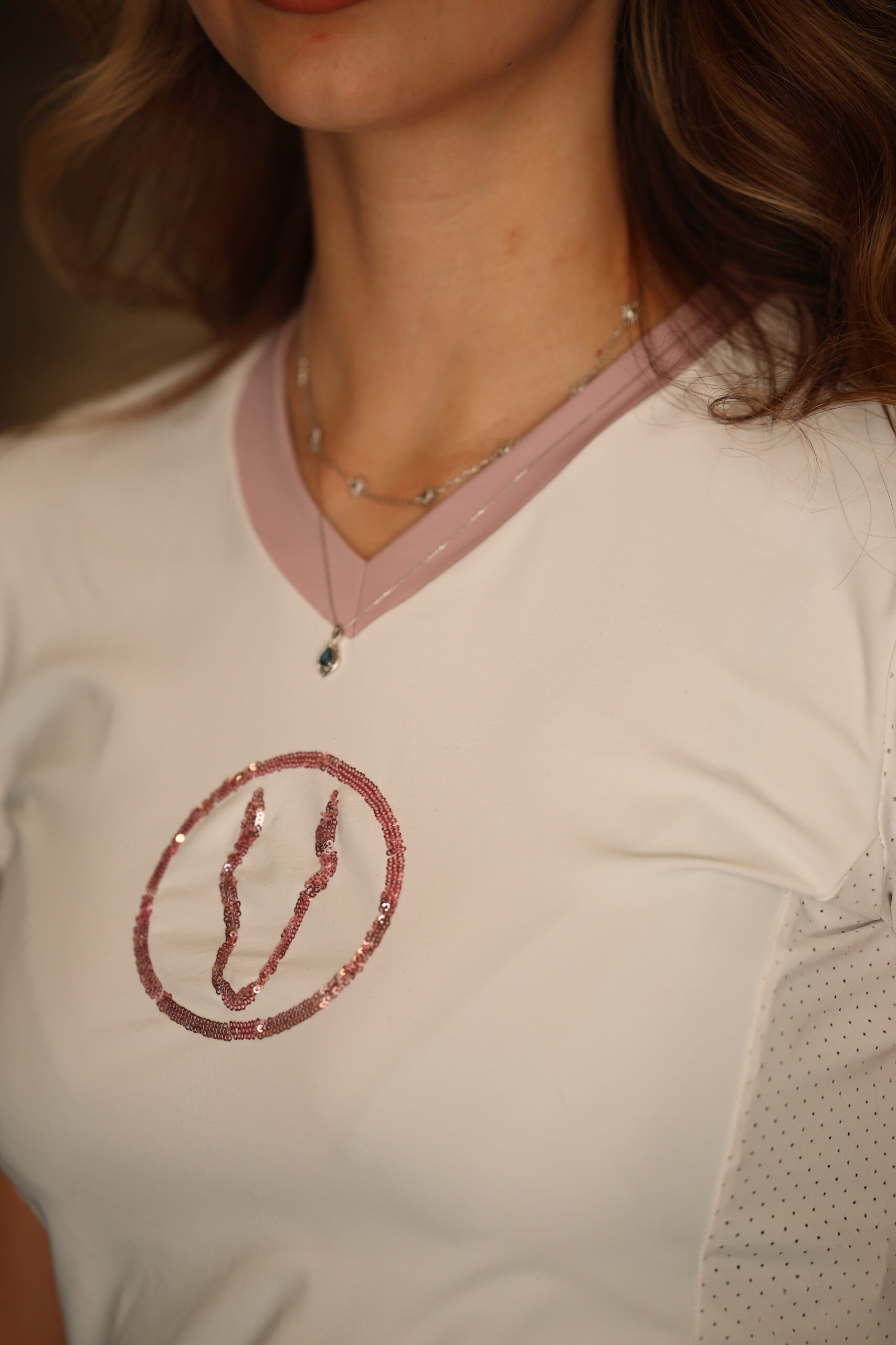 Camiseta Ecuestre Técnica Lavanda - Imagen 2