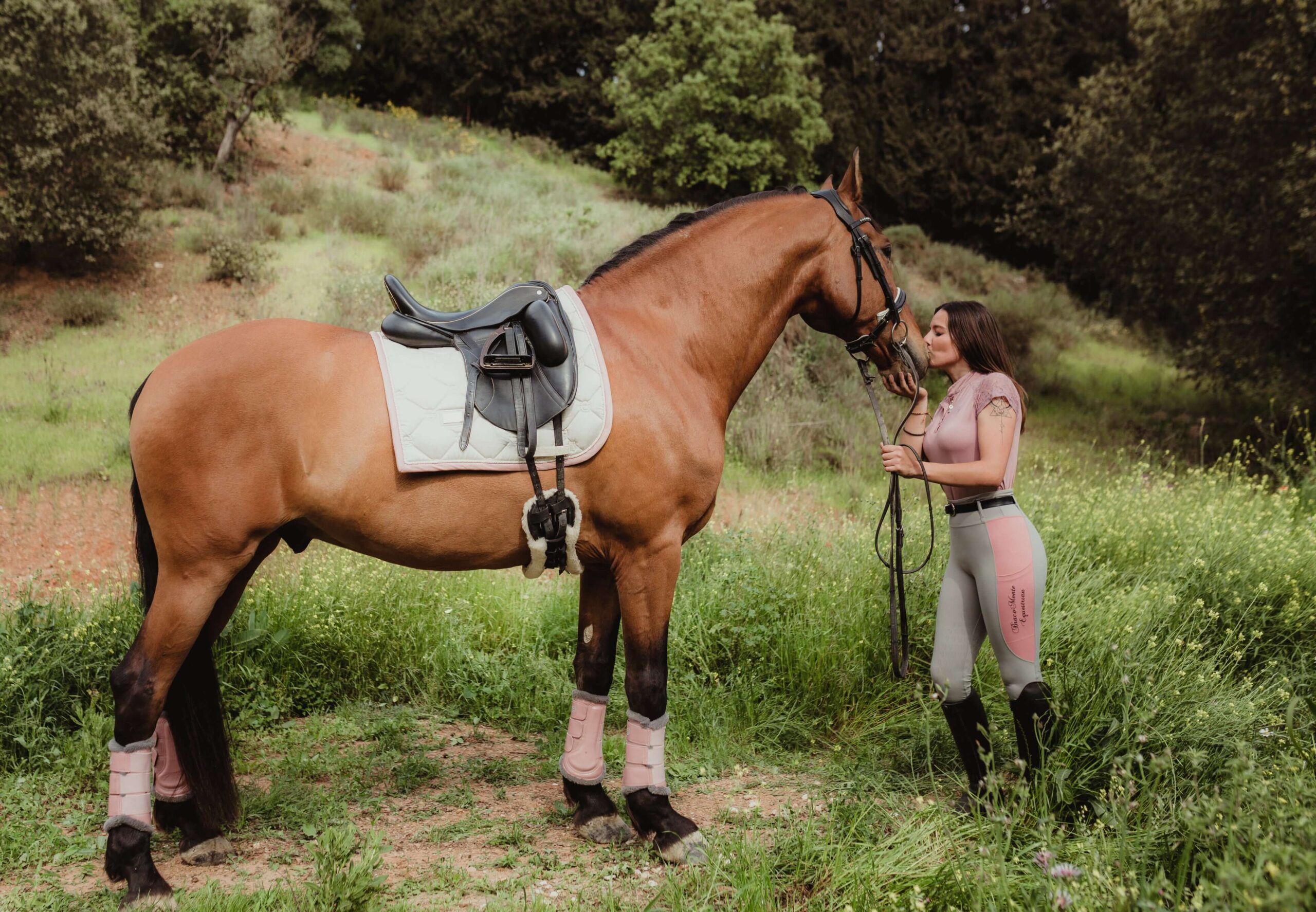 Leggings 2nd Skin Gris/Rosa - Imagen 7