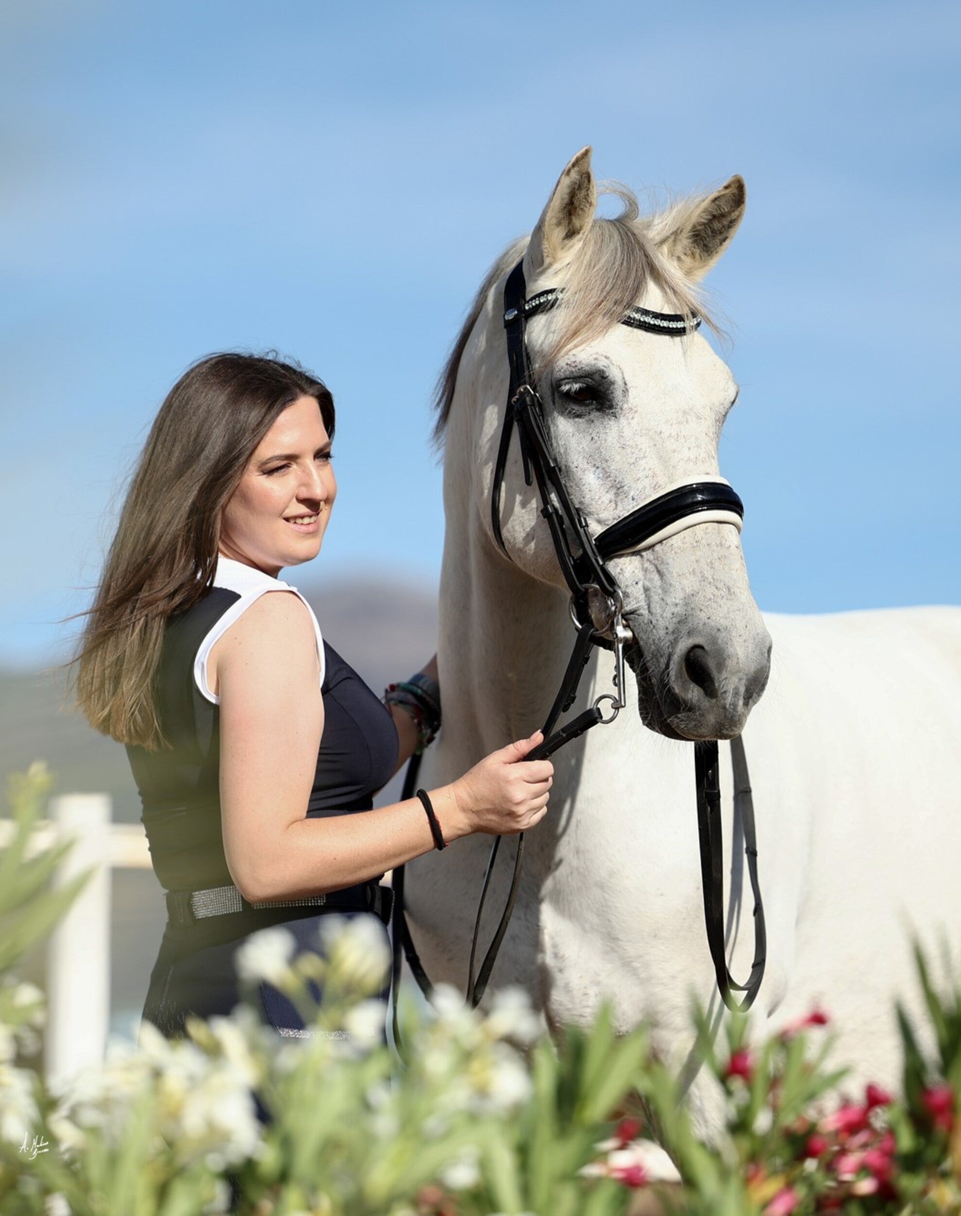 Top Sin Mangas Bling Bling Azul - Imagen 3