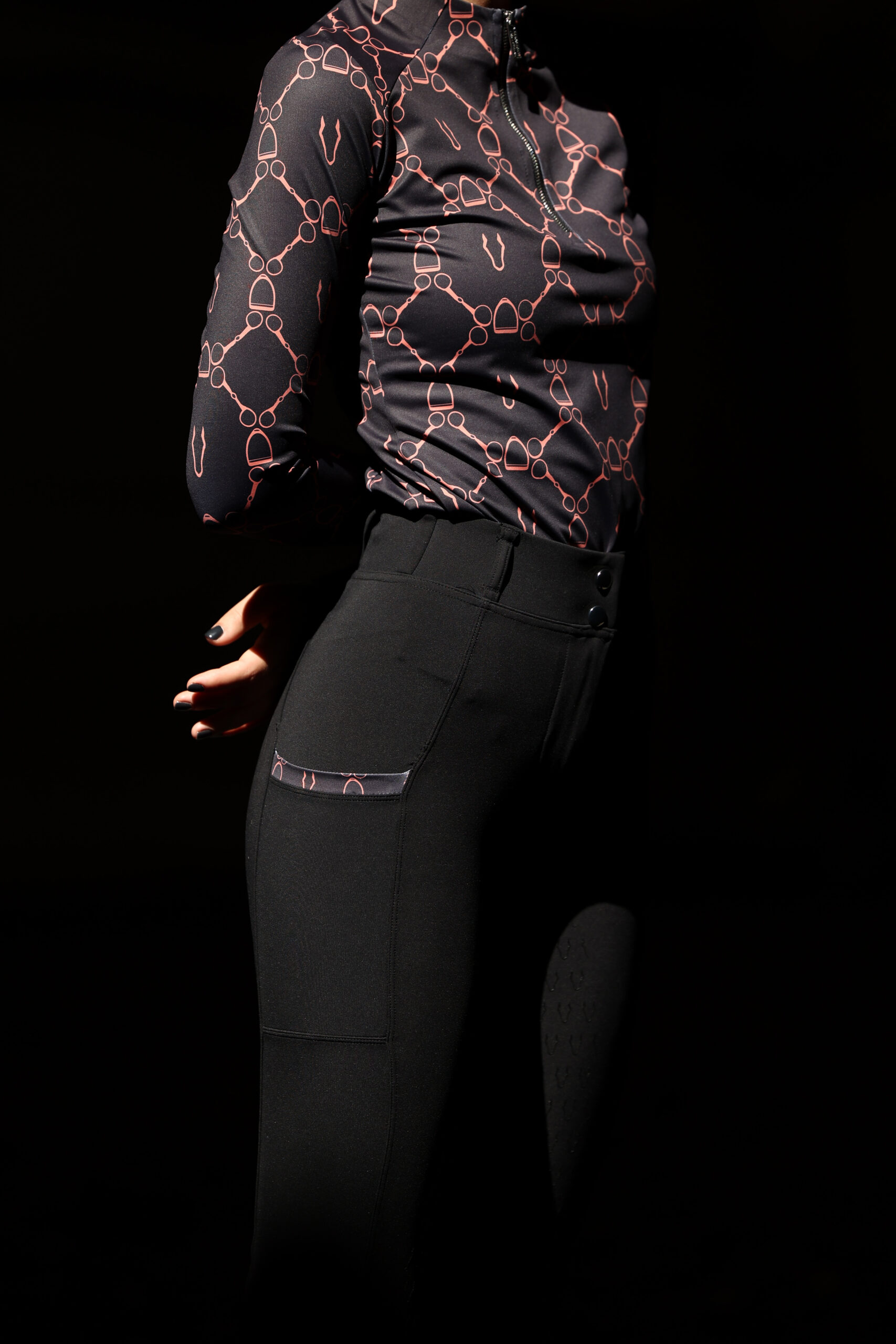 Breeches Simply Posh in Black - Image 2