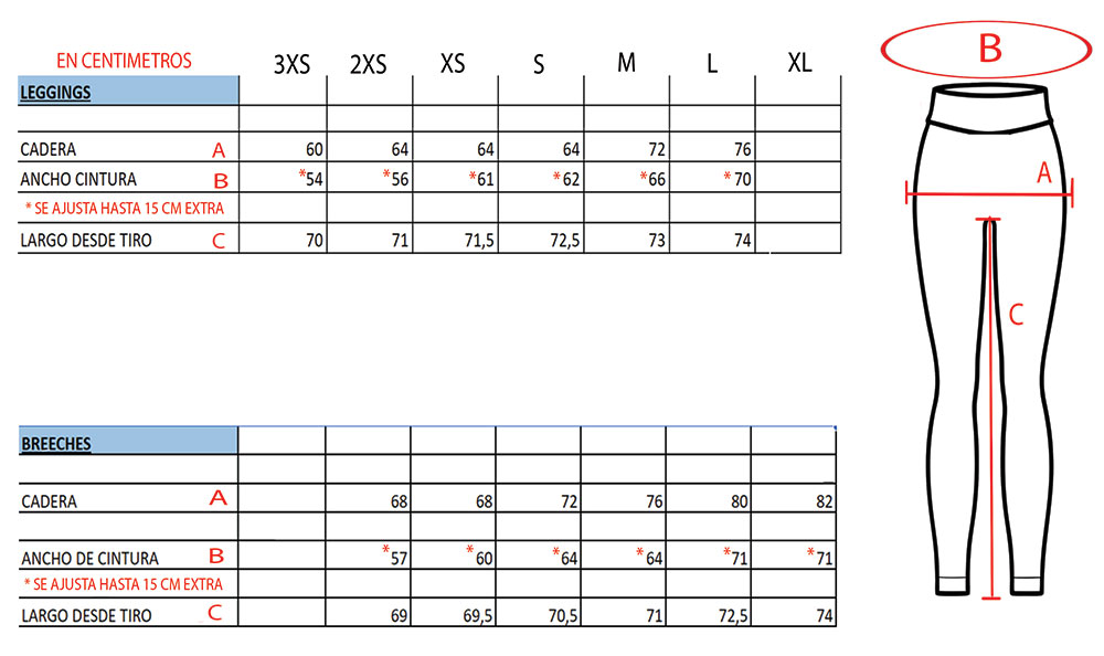 Size-Guide-Bracomonte-leggins Size-Guide-Bracomonte-leggins