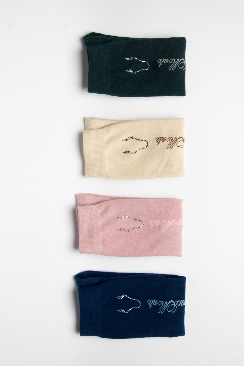 Calcetines Ecuestres pink con Brilli Brilli bracomonte equestrain