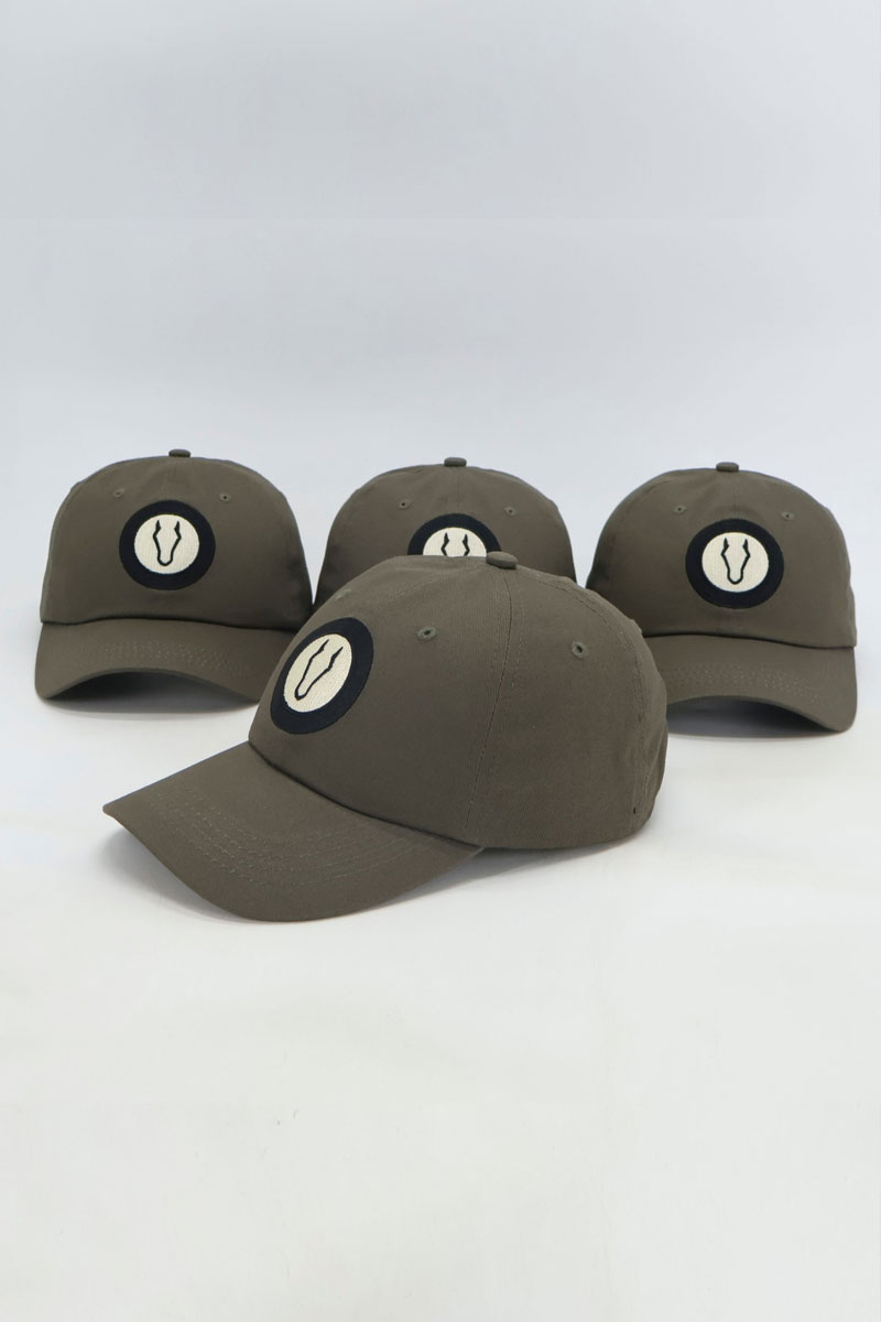 Gorra de equitacion verde caqui Unisex bracomonte equestrain marbella