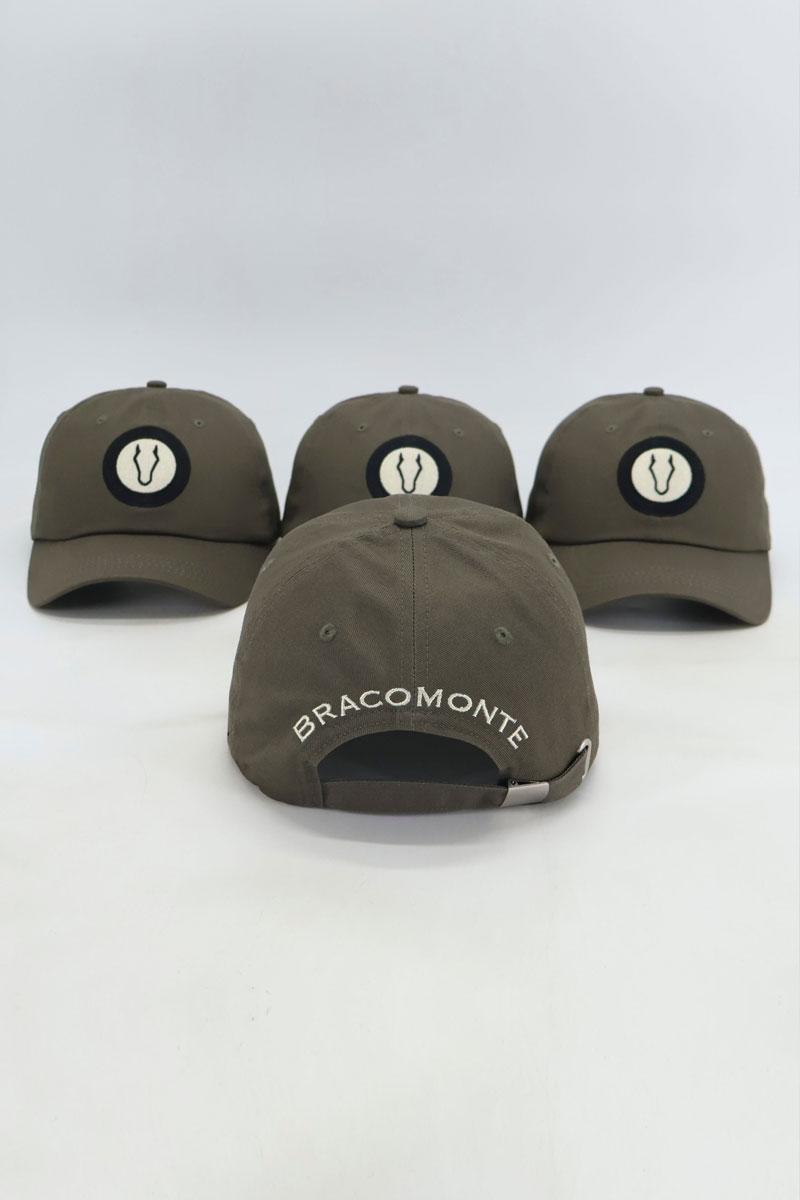 Gorra de equitación verde caqui Unisex - Imagen 3